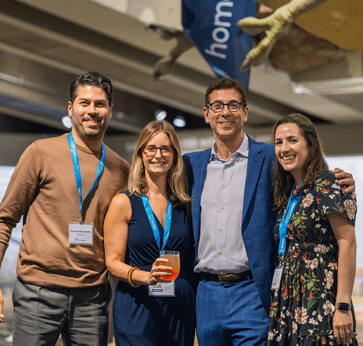 Hometap employees with CEO Jeffrey Glass